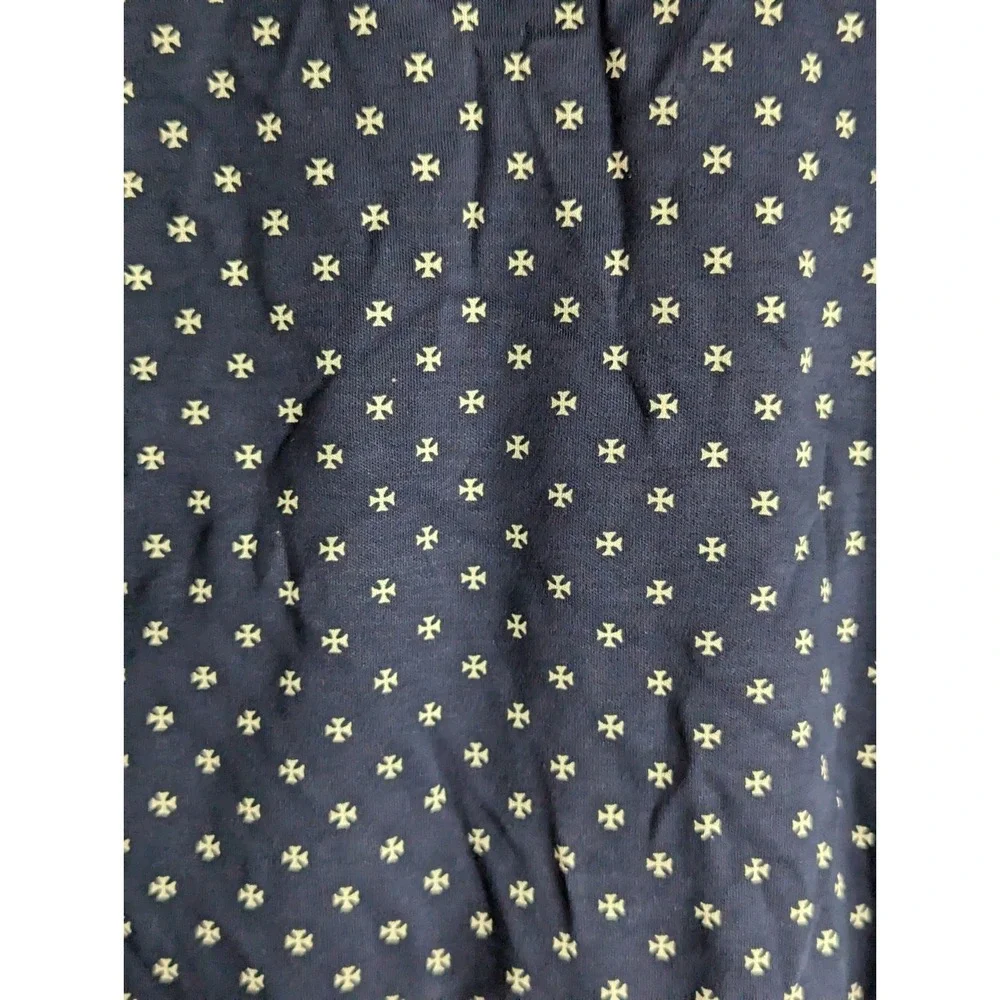 POLO Ralph Lauren Custom‎ Slim fit blue white cross design  L